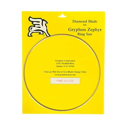 Gryphon Zephyr Replacement Fine Diamond Ring Saw Blade