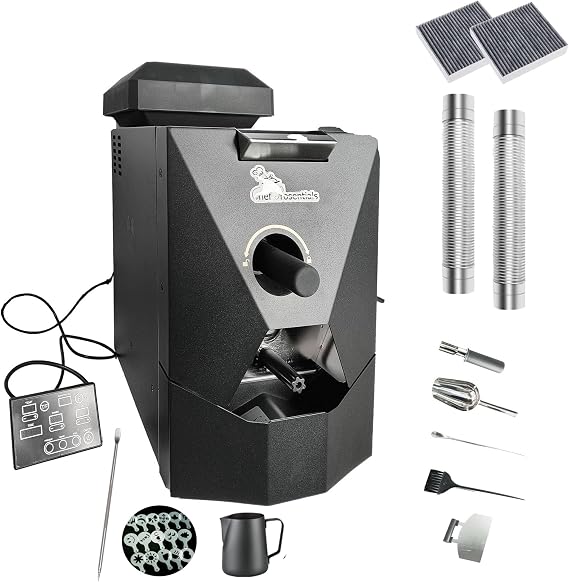 5% Discount For Electric Coffee Roaster Machine And 20 oz Milk tainless Steel Frothing PitcherJug Frother Cup,With Coffee Decoration Stencils Mold Tool