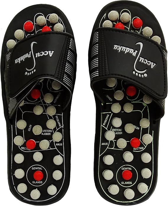 ACM Accu Paduka Spring Sandle Acupressure Spring Action Massage Slippers
