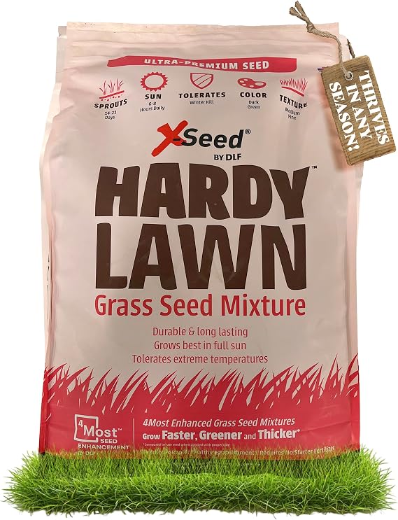 X-Seed Ultra Premium Hardy Lawn Seed Mixture, 20-Pound