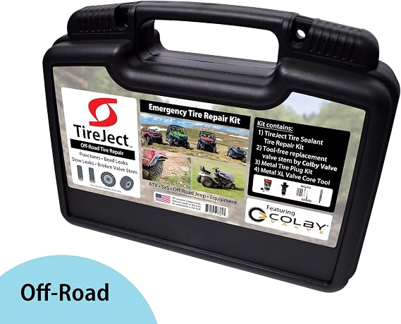 Off-Road Emergency Tire Repair Kit Featuring Colby Valve