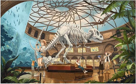 Pintoo Jigsaw Puzzles 1000 Piece for Adults - DONGLONGDONG - Night at the Nature Museum Beautiful Plastic Puzzle for Home Decor Zero Dust Easy Storage [H3109]