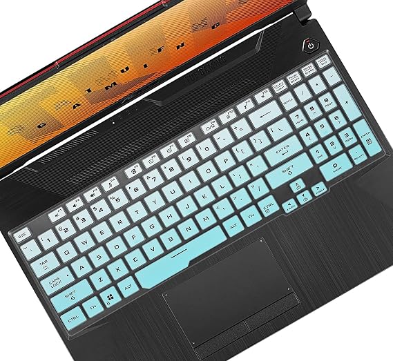 ASUS TUF Gaming Keyboard Skin - Laptop Cover for A15, A17, F17 - Gradient Aluminum