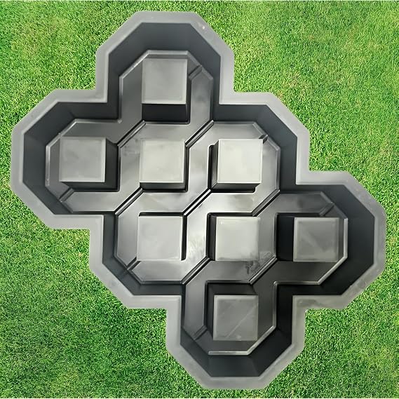 Concrete Grass Pavers Breeze Block Paving Bricks Mold ABS 4mm Parking - Plastic Mold for Concrete Paving Cement - Pathmaker Form
