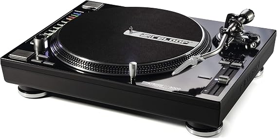 Reloop AMS-RP-8000 RP-8000 Advanced Hybrid Torque Turntable with Upper-Torque Direct Drive, Black