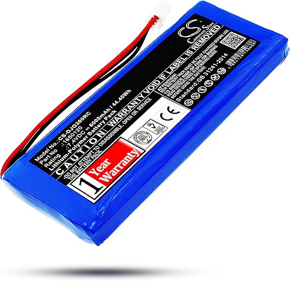 Battery Replacement for DJI Phantom 3 Controller Phantom 4 Controller Phantom 4 Pro Controller Phantom 4 Pro Remote Controller Phantom 4 Pro+ Remote Controller 1650120 GL300F GL300C GL300E Battery