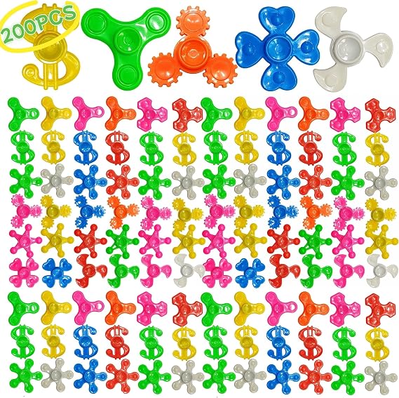 116 Pcs Fidget Spinners Bulk-Mini Fidget Spinner Toys | Kids Teens Adults Birthday Party Favors Return Gifts,Goodie Bags Stuffers,Party Games, School Classroom Rewards Prizes
