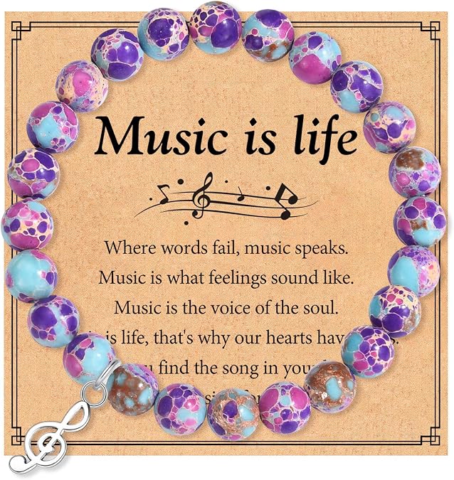 EFVISD Music Themed Gifts for Women Music Lovers
