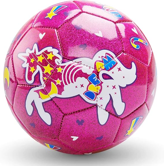 U&amp;C Planet Kids Football Size 3 with Pump, Outdoor Toys for 3-8 Years Old