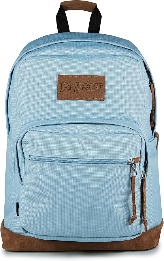 JanSport Right Pack Premium Backpack - Daypack with 15" Laptop Sleeve, Main Compartment, Water Bottle Pocket, Blue Dusk