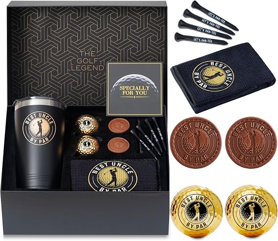 Uncle Golf Gifts, Gifts for Uncle, Cool Accessories for Golfers on Birthday and Christmas - Uncle