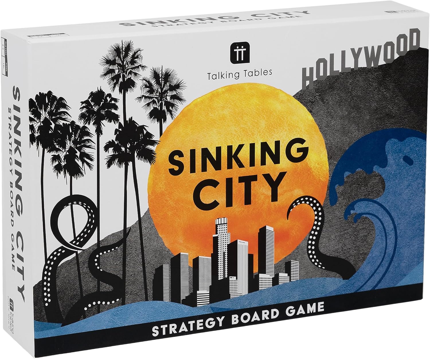 Talking Tables : Sinking City New Board Game A fun and fast paced strategy adventure to be played with friends and family, adults, ideal which can be replayed! Ages 13