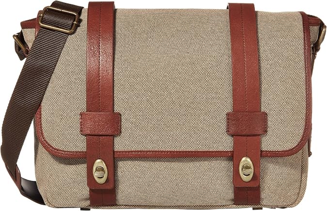 Bosca RFID Canvas/Washed Messenger Bag