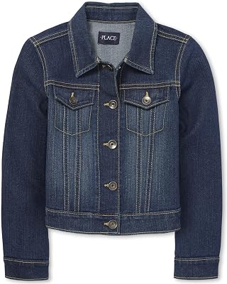 The Childrens Place Girls Basic Denim Jacket
