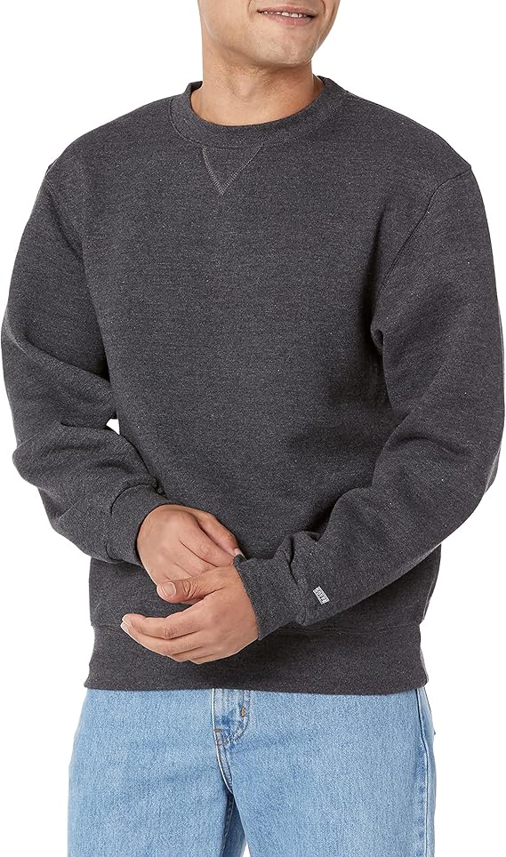Soffe Men's Classic Midweight Fleece Crew Sweatshirt