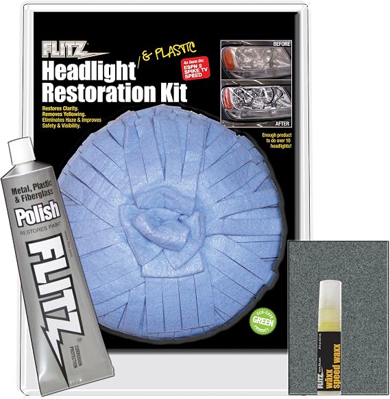 Flitz HR 31501 Headlight and Plastic Restoration Basic Kit