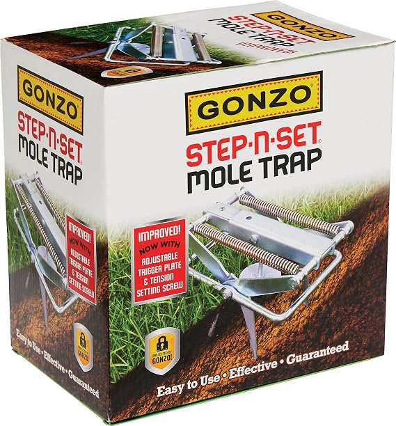GONZO 5010 Mole Trap, Silver