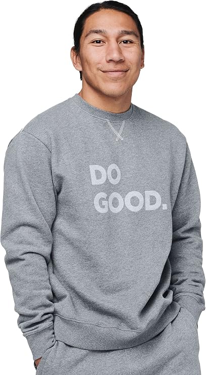 Cotopaxi Do Good Crew Sweatshirt - Men's Heather Grey X-Large