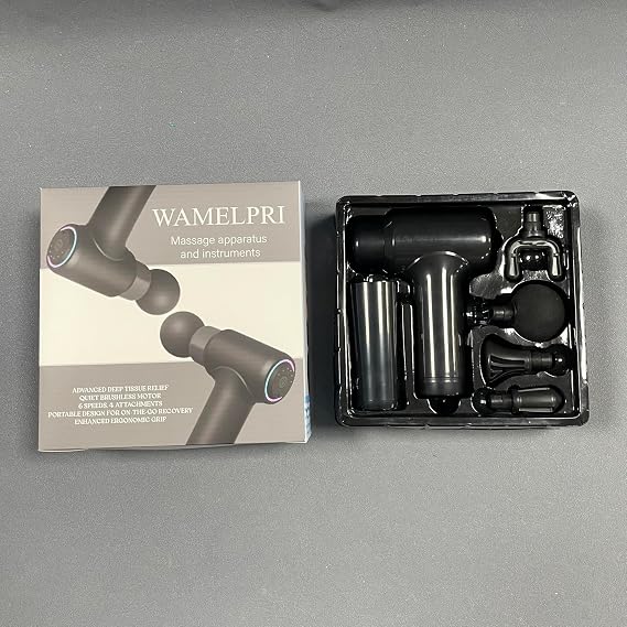 Massage Apparatus and Instruments, Percussion Massager with 10 Massages Heads & Silent Brushless Motor, Fathers Day Dad Gifts, Black