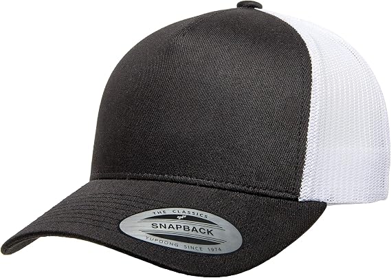 Yupoong Men's Yp Classics 5-Panel Retro Trucker Cap-2-tone