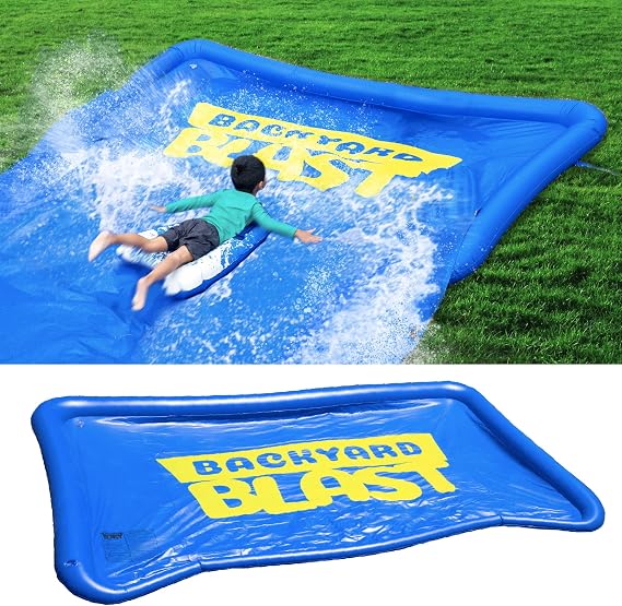 BACKYARD BLAST 10 x 6 Splash Zone, Water Slide Splash Pad Accessory