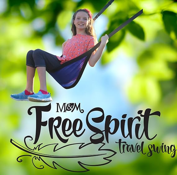 M & M Sales Enterprises Free Spirit Travel Swing - Blue, One Size