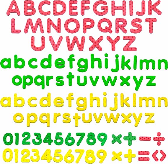 123 Magnetic Foam Letters and Numbers, Alphabet Magnet Educational Toy for Preschooler