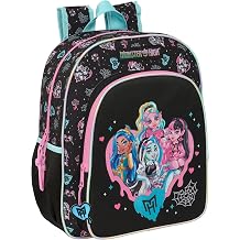 MONSTER HIGH – Children's School Backpack, Adaptable to Trolley, Ideal for School Children, Comfortable and Versatile, Quality and Resistance, 32 x 12 x 38 cm