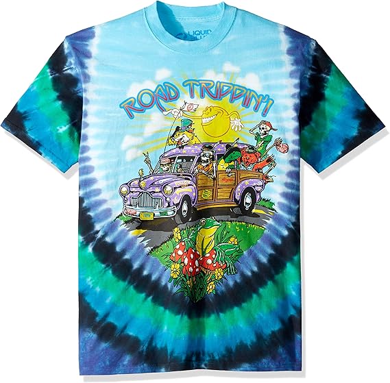 Liquid Blue Unisex Adult Road Trippin' Short Sleeve T-Shirt