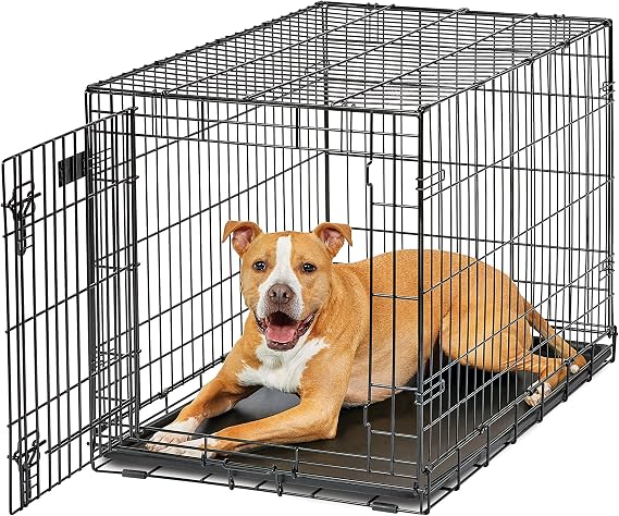 LifeStages by MidWest 36-Inch Single Door Crate, M-L Breeds, 41-70 lbs