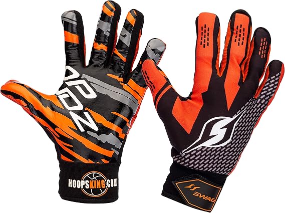 HOOPSKING Hoop Handz Basketball Weighted Training Gloves (Anti-Grip), Over 3 lbs. Per Pair, More Powerful Dribbling