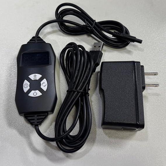 USB Cable Cord and Adapter Set for Red Light Therapy Pad Only Suitable for bonodave L Szie