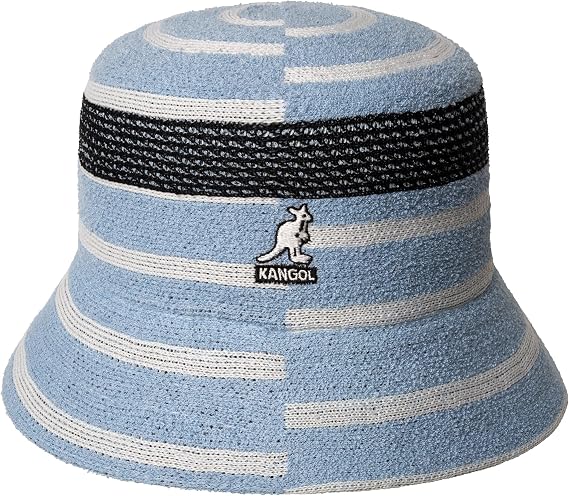 Kangol Sportcore Lahinch Bucket Hat Glacier/White