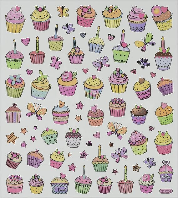Multi-Colored Stickers-Sweet Time