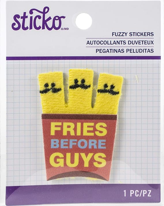 Sticko Fuzzy-Mustache Fries 52-45104, Other
