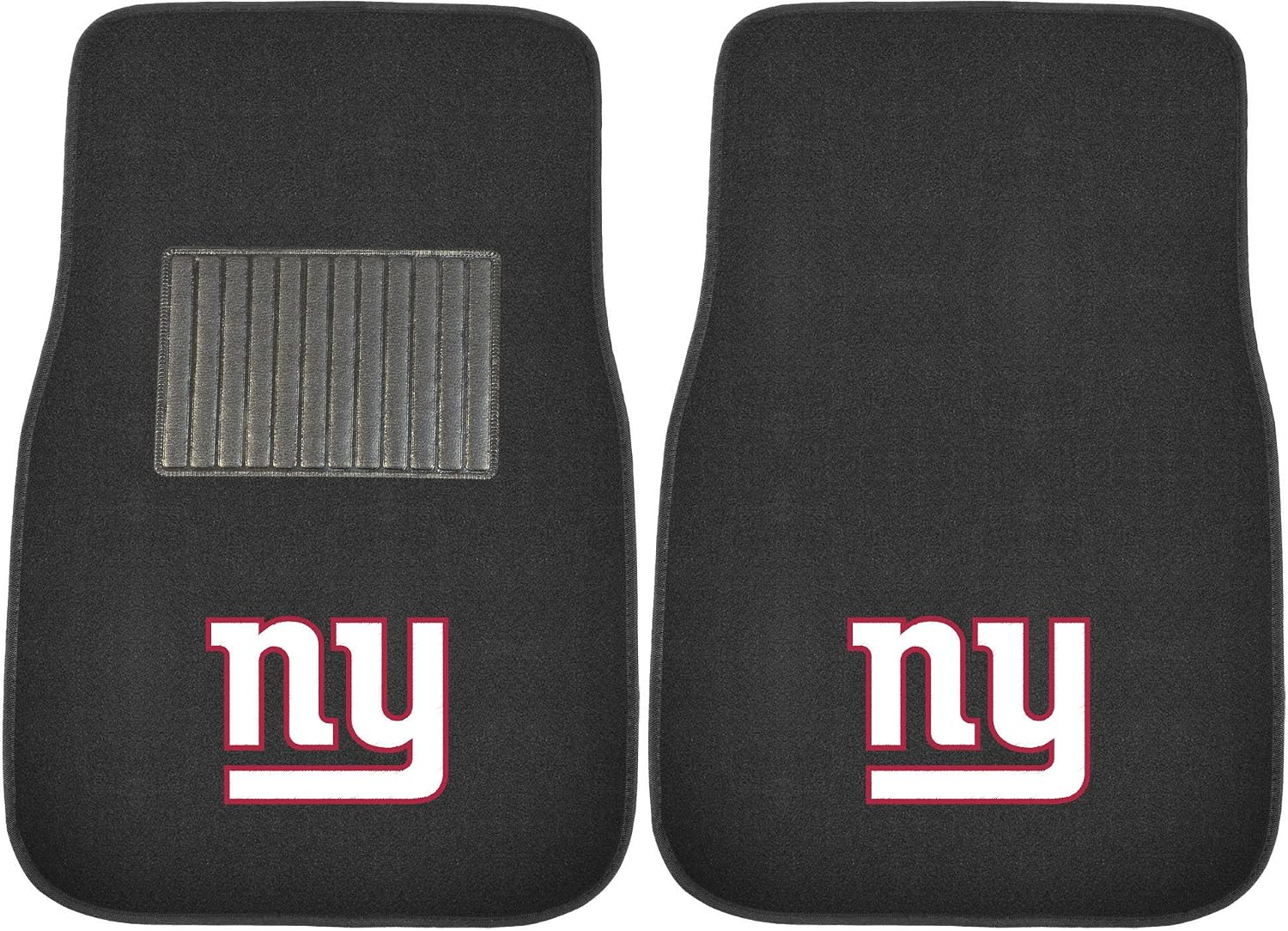 FANMATS NFL Unisex-Adult 2-Piece Embroidered Team Logo Car Mat Set