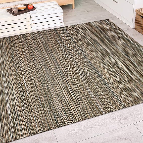 Couristan Cape Outdoor Area Rug - Hinsdale 2' x 3'7" in Brown and Ivory, Durable, Hose Washable, Flatwoven Floor Covering for Patio, Mudroom Or Kitchen Decor