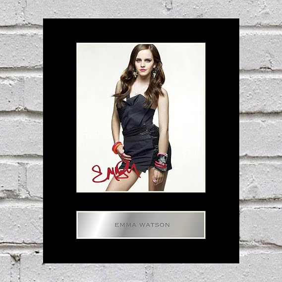 Iconic pics Emma Watson Signed Mounted Photo Display #2