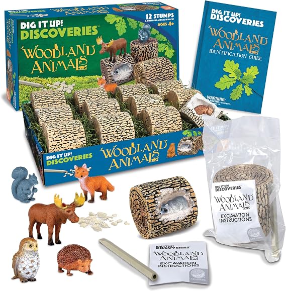 MindWare Dig it up Discoveries Science Kit | Chip real specimens out of a dig brickhands-on discovery kids run themselves.