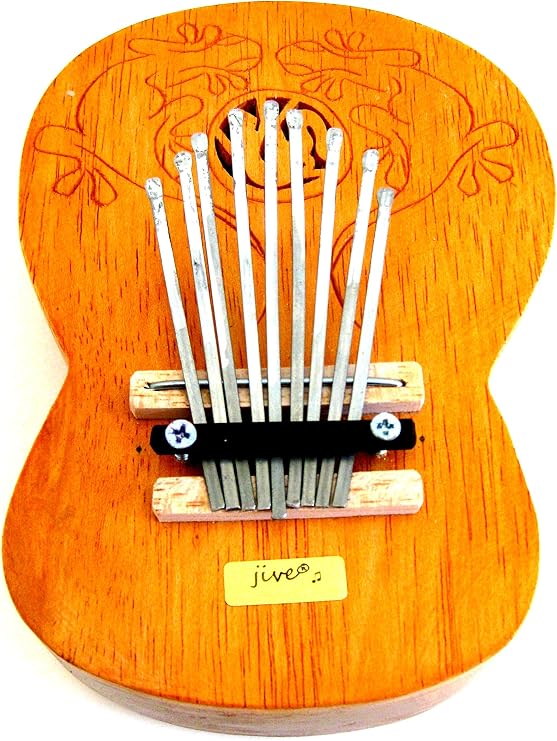 Kalimba Thumb Piano 7 Keys Tunable Percussion Double Kalimba LARGE SIZE, Hardwood - JIVE BRAND