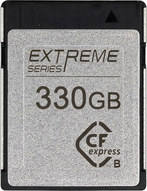 330GB Extreme CFexpress Type B Memory Card - up to 8K RAW - Z6/Z8/Z9, R3/R5/R5C, Pyxis 6K, Other Cameras (NN765C330GZX9)