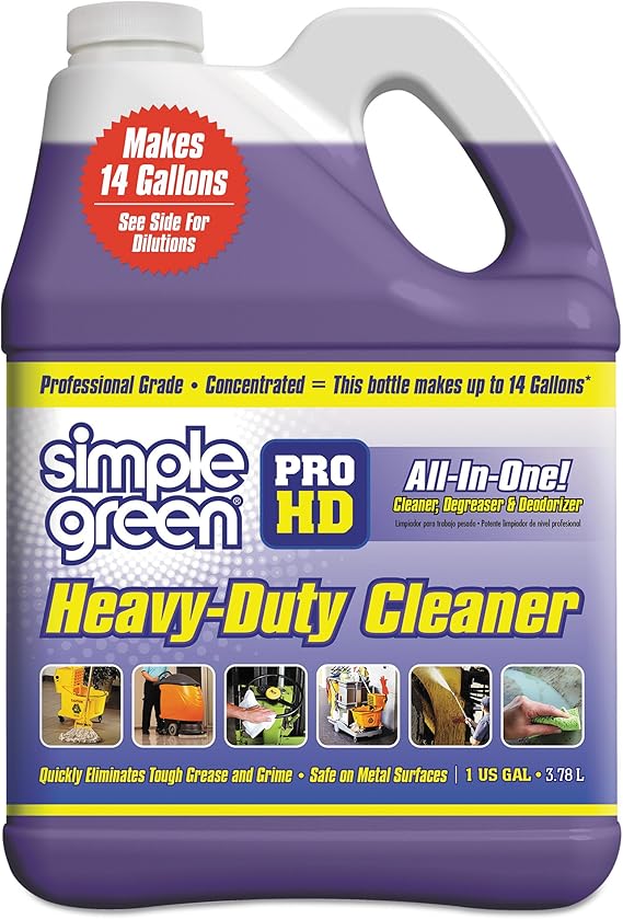 Simple Green - SMP13421CT 13421 Pro HD Heavy-Duty Cleaner, Unscented, 1 gal Bottle (Case of 4)