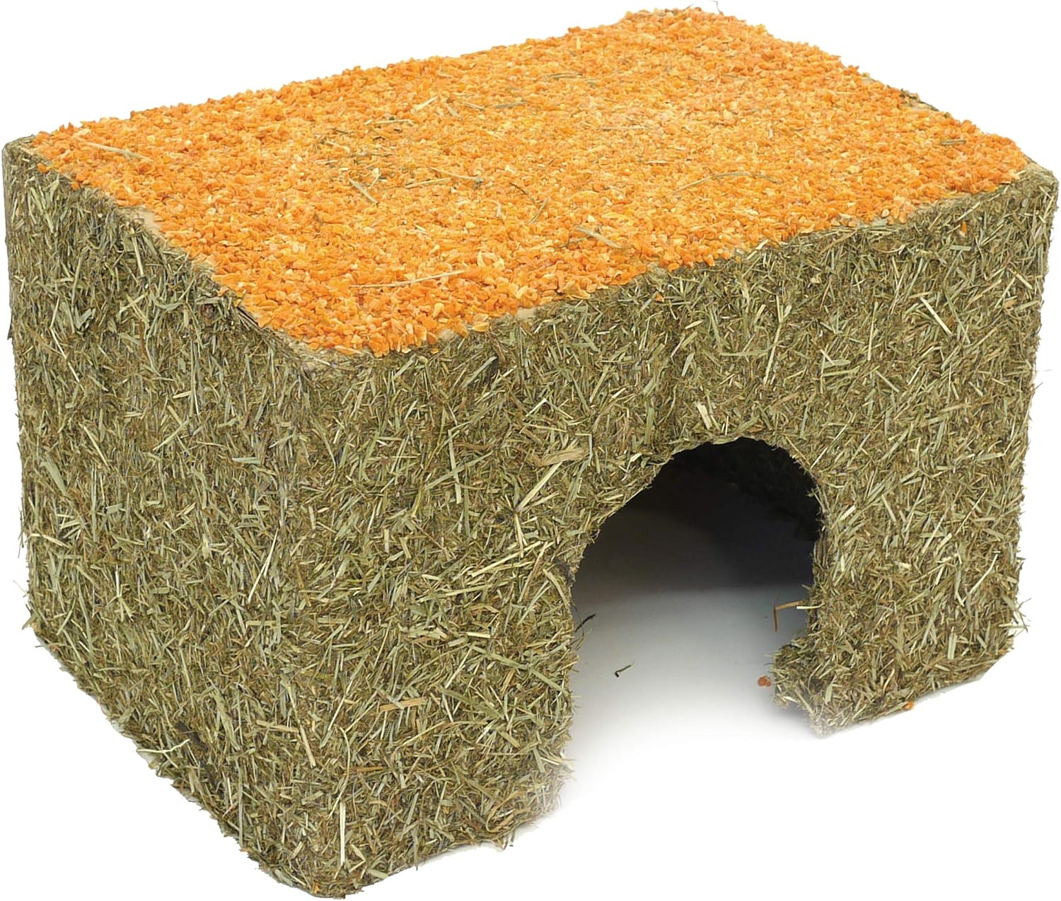 Rosewood Naturals Carrot Cottage House for Guinea Pigs, Chinchillas and Degus, Medium