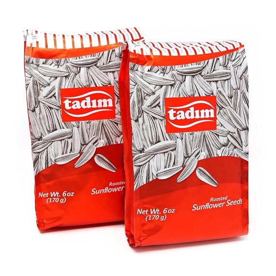 Tadim Sunflower Seeds 170 Gr / 6 Oz (Salted, Pack of 2)