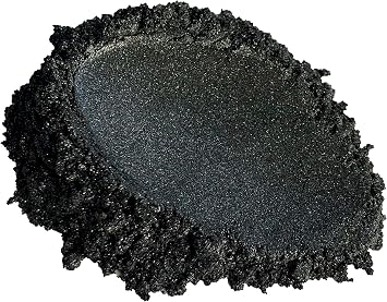 462g/16.5oz (Bulk Pack)"Black DiamondTM" Mica Powder Pigment (Epoxy,Resin,Soap,Plastidip) Black Diamond Pigments