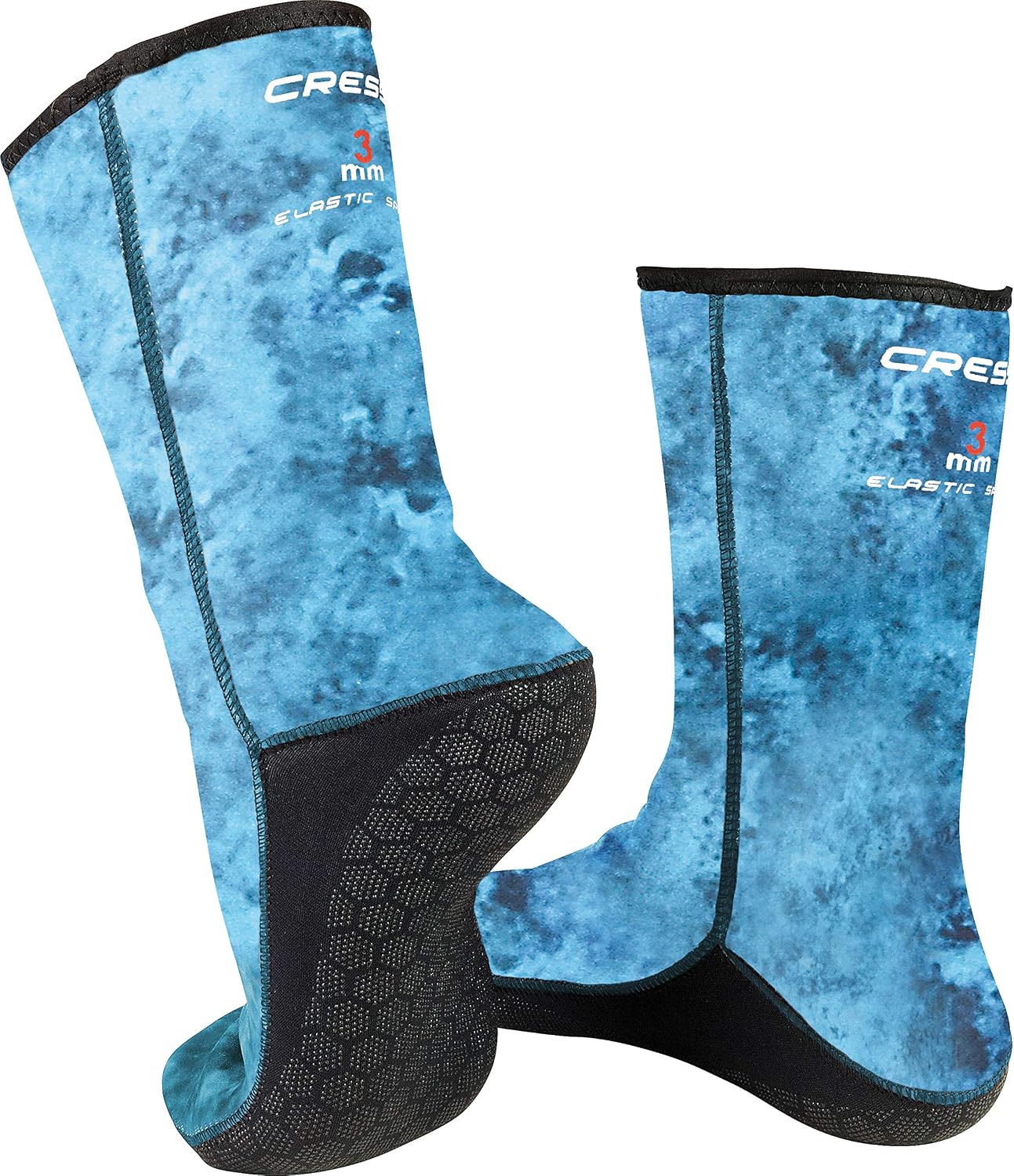 Cressi Adult 3 mm Neoprene Camouflage Socks for Freediving and Scuba Diving - Soft & Comfortable - Hunter Socks