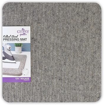 Wool Pressing Mat 13 1/2" x 13 1/2" from The Gypsy Quilter