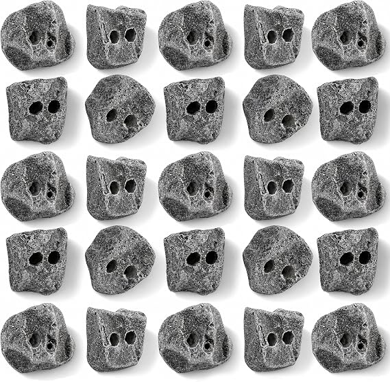 25 Large Screw On Rock Climbing Holds for Rock Wall Grips Made in USA | Rock Climbing Holds for Indoor Outdoor Play Set, Garage Gym, Bouldering, Trees - Rocky Mountain Climbing Gear