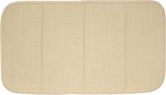 All-Clad Premium Reversible Dish Drying Mat for Kitchen: 16"" x 28"" Ultra-Absorbent, Long-Lasting, No Condensation, and Oversized for Large Pots and Pans - 1 Pack, Cappuccino