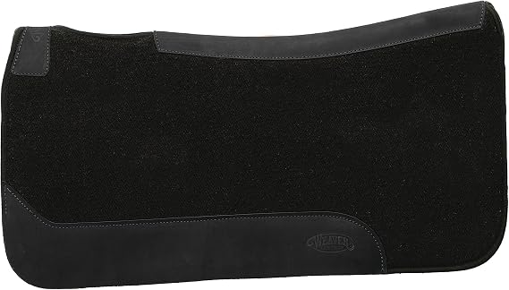Weaver Leather Contoured Single Weave Felt Pad, Black 32" x 32"